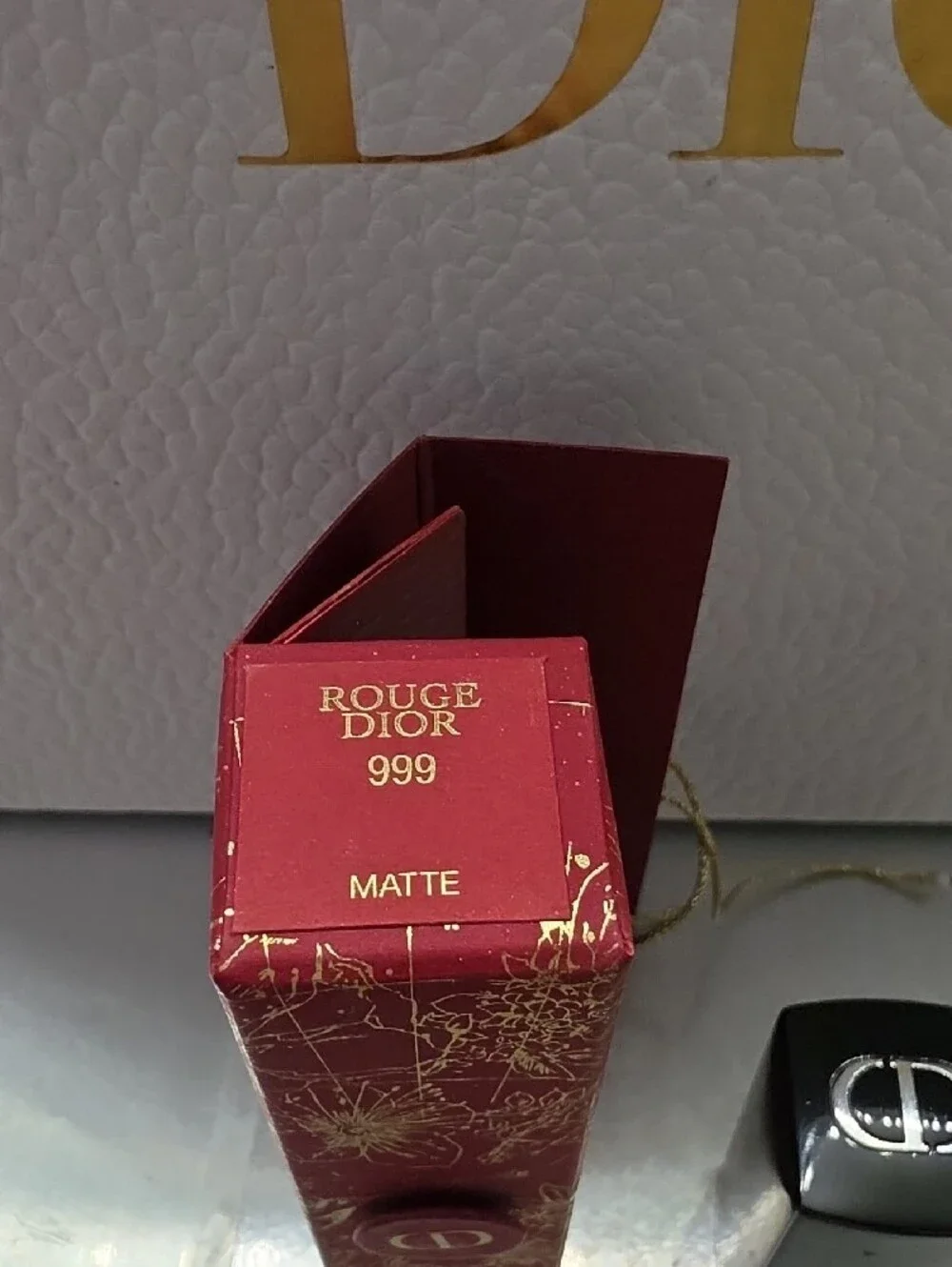 Dior Rouge 999 Matte Lipstick With Special Edition Lunar New Year Box